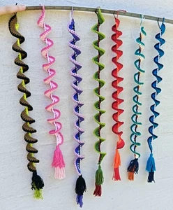 Hand crocheted 100% premium cotton wind spinners: so many varieties! - Picture 1 of 9