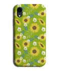 Green Sunflower Oil Painting Phone Case Cover Sunflowers Sun Flower Summer F915