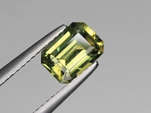 Mejor zafiro amarillo australiano VS 8x6 mm octágono 1,76 quilates piedra preciosa natural suelta - Imagen 1 de 12