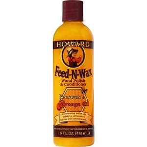 Howard Feed-N-Wax 16 Oz: Natural Wood Polish & Conditioner for All Finishes - Picture 1 of 5
