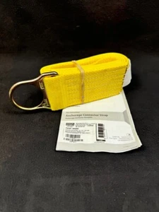 NEW MSA 505282 Anchorage Connector Strap, Yellow Nylon, Single D-Ring, 5 Feet - Picture 1 of 4