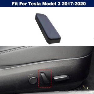Passenger Side Seat Back Adjust Switch Button Cover For Tesla Model 3 2017-2020 - Picture 1 of 9
