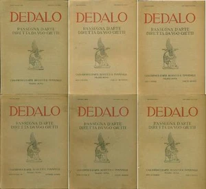 DEDALO - 6 fascicoli (Ago, sett 1920 e Gen, giu, lug, dice 1921) - Picture 1 of 1