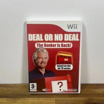 Nintendo Wii Game Deal or No Deal Banker is Back Complete With Manual CIB PAL - Image 1 of 4