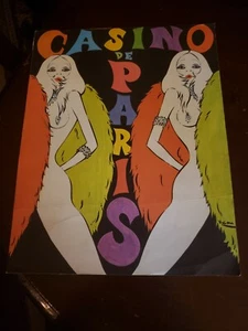 Vintage 1960's Casino De Paris Program- Dune Hotel Country Club Las Vegas - Picture 1 of 5