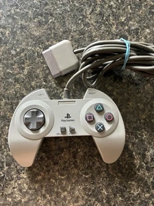 SONY PLAYSTATION ASCII GAME PAD PS 8100 CONTROLLER PS1 CONTROL GREY WIRED  - Picture 1 of 3