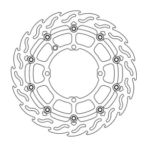 Moto-Master Motorcycle Motorbike Flame Series Supermoto Racing Front Brake Rotor - Picture 1 of 1