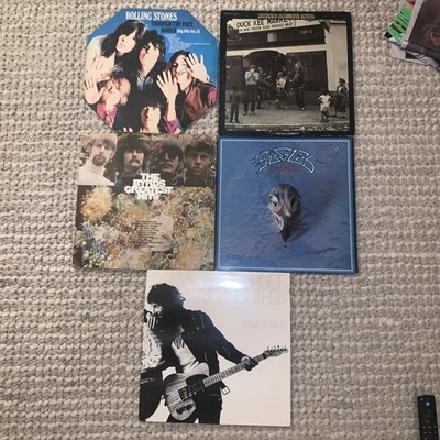 Byrds Eagles Stones Springsteen Born Creedence LOT Record Vinyl VG/VG & Better - Image 1 of 4