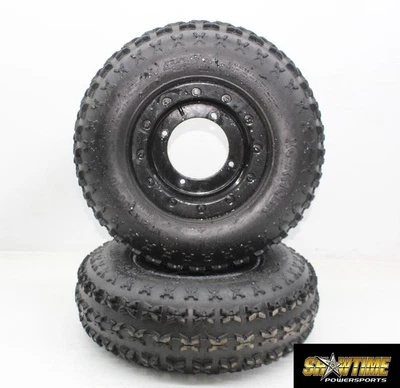 06-14 JUEGO LLANTAS DELANTERAS YAMAHA RAPTOR 700 YFM700 BEADLOCK Foto 1 de 4