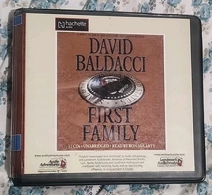 First Family (King & Maxwell) David Baldacci AUDIO BOOK 12 CDs Former Library - Picture 1 of 5