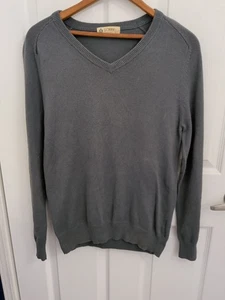 J. Crew Herren grau V-Ausschnitt L/S Baumwolle/Kaschmir adretter Pullover X-S - Bild 1 von 5
