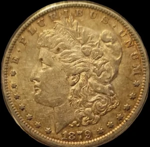 1879 O Morgan Dollar vz sehr schön 90 % Silber 1 $  - Bild 1 von 2