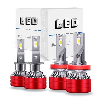 For Ford Focus ST Hatchback 4-Door 2013-2018 LED Headlight H1+H11 Bulbs - Image 1 of 4