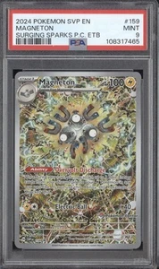 Magneton 2024 Pokemon S&V Promos 159 Surging Sparks PC ETC Promo PSA 9 - Picture 1 of 2