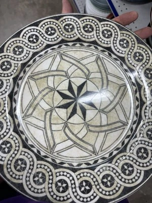 222Fifth Fine China 13 inch Dinner Plate - Image 1 of 2