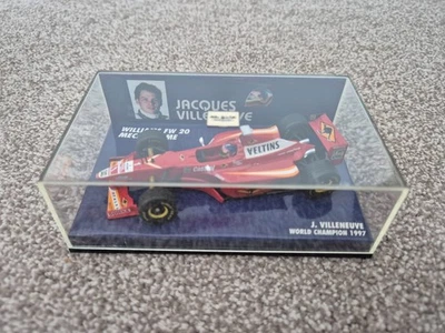 MINICHAMPS 1/43 WILLIAMS FW20 MECACHROME JACQUES VILLENEUVE 1997 F1 AUTO DIECAST - Immagine 1 di 3