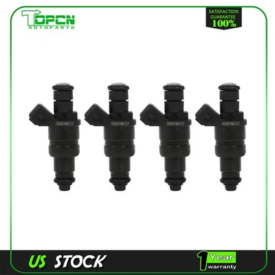 4 inyectores de combustible aptos para Mercedes-Benz C230 SLK230 1998 1999 2000 2,3 L 788123 Foto 1 de 4