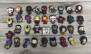 Dijes para zapatos de superhéroe Marvel paquete de 12 piezas mega valor para cocodrilos y zuecos - Imagen 1 de 3