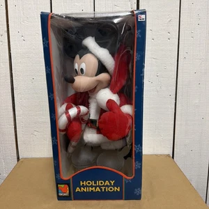 Vtg Disney Santa’s Best Christmas Mickey Mouse  17”Animatronic 1996.  Decor1 - Picture 1 of 6