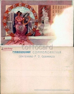 LIVORNO CITTA'-COMMEMORATIVA FRANCESCO DOMENICO GUERRAZZI-C92-78 - Bild 1 von 1