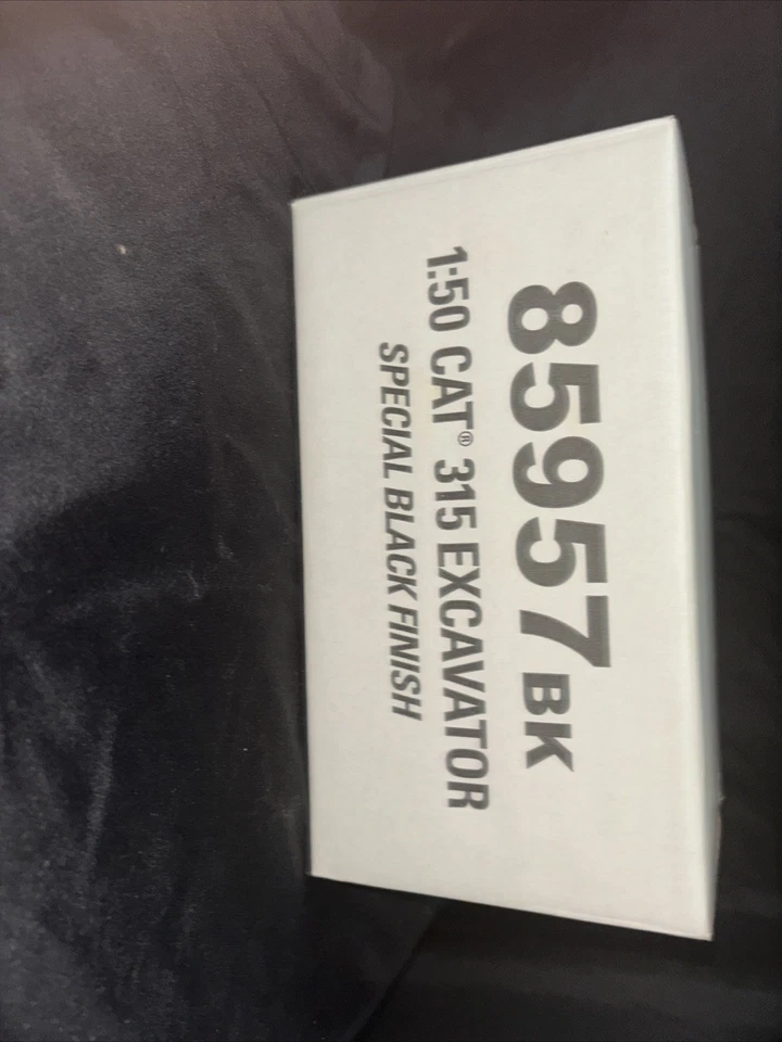 EXCAVADORA HIDRÁULICA ESCALA 1:50 CAT CATERPILLAR 315 NEGRO DIECAST MASTERS 85957BK Foto 1 de 4