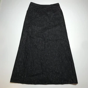 J. Langer A-Linien-Rock mit Rundhalsausschnitt Damen W28 ** bescheidener schwarz gesprenkelter Tweed mit Taschen - Bild 1 von 11