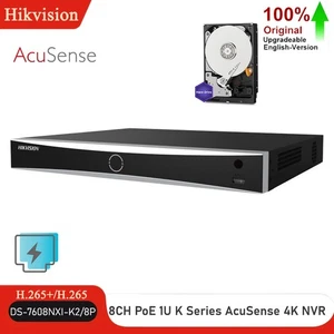 Hikvision 4K 8CH PoE Netzwerk Video Recorder HDD Sicherheitskamera CCTV System - Picture 1 of 11