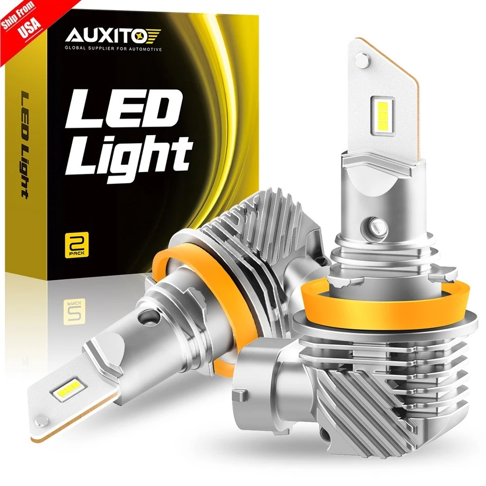 H11 H8 H9 LED Headlights Light Bulbs For Chevy Silverado 1500 2500HD 3500HD 4500 - Image 1 of 4