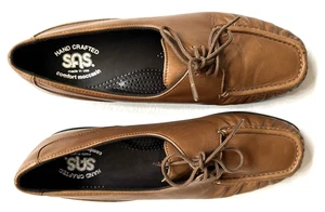 Scarpe donna SAS ARTIGIANALI made in USA in pelle marrone nuove taglia 9M - Foto 1 di 14