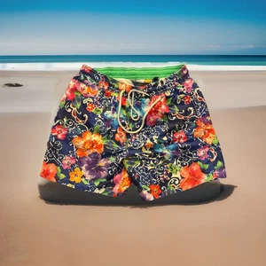 Polo Ralph Lauren Shorts Mens Large Swim Trunks Tropical Floral Beach Vacation - Picture 1 of 13