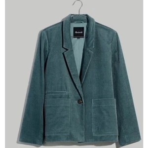 Neu mit Etikett Madewell Cord Crop Dorset Blazer, Größe L - Bild 1 von 6