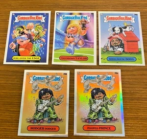 Rare GPK 2024 Chrome 7 Music Awards 5 Chase Lot! Garbage Pail Kids Taylor Swift! - Picture 1 of 2