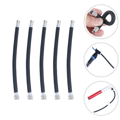  5 Pcs Bike Pump Hose Replacement Tire Inflator Extension Tube Air - Bild 1 von 4
