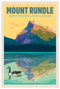 Canada - Banff National Park - Vintage Travel Poster - Picture 1 of 5