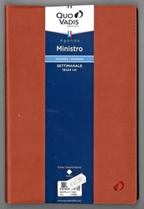 AGENDA Quo Vadis 2025 ministro SETTIMANALE Dicembre/Dicembre 16x24CM. - Foto 1 di 2