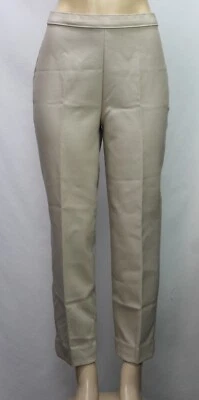 Vintage Bend Over Women's Pull On Pants Beige Size 12 Short - Image 1 of 4