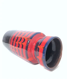Keramik Vase West Germany Scheurich 70er Jahre VINTAGE INTERIOR DESIGN MÖBEL - Bild 1 von 7