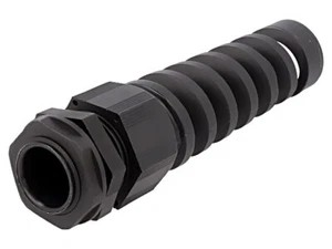 PNS3/8 BK080 Kabelverschraubung mit Knickschutz NPT3/8" IP66,IP68 schwarz ALPHA - Bild 1 von 1