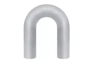 HPS 1.5" OD 180 Degree U Bend 6061 Aluminum Elbow Pipe 16 Gauge w/ 2" CLR - Foto 1 di 4