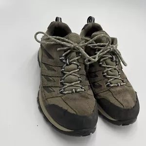 Columbia Women’s Shoes Size 10 Tan Suede Trim Hiking Waterprooof Low Boot - Picture 1 of 12