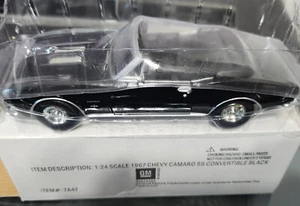"1967 CHEVY CAMARO RS/SS 327 CONVERTIBLE in BLACK (MotorMax) DIECAST CAR"-*READ* - Picture 1 of 8
