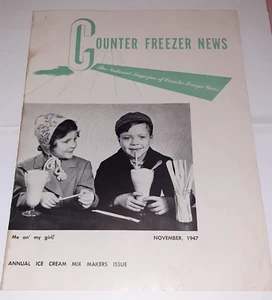 Counter Freezer News November 1947 Ice Cream Industry Magazine 16pgs - Bild 1 von 11
