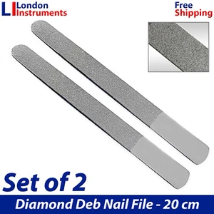 Diamond Deb Fuß Haut und Nagelfeile Stahl Brandneu Podologie Fußpflege Werkzeuge Neu - Bild 1 von 9