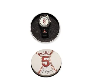 Albert Pujols MLB St. Louis Cardinals Baseball Watch with Tin Game Time 2004 - Picture 1 of 8