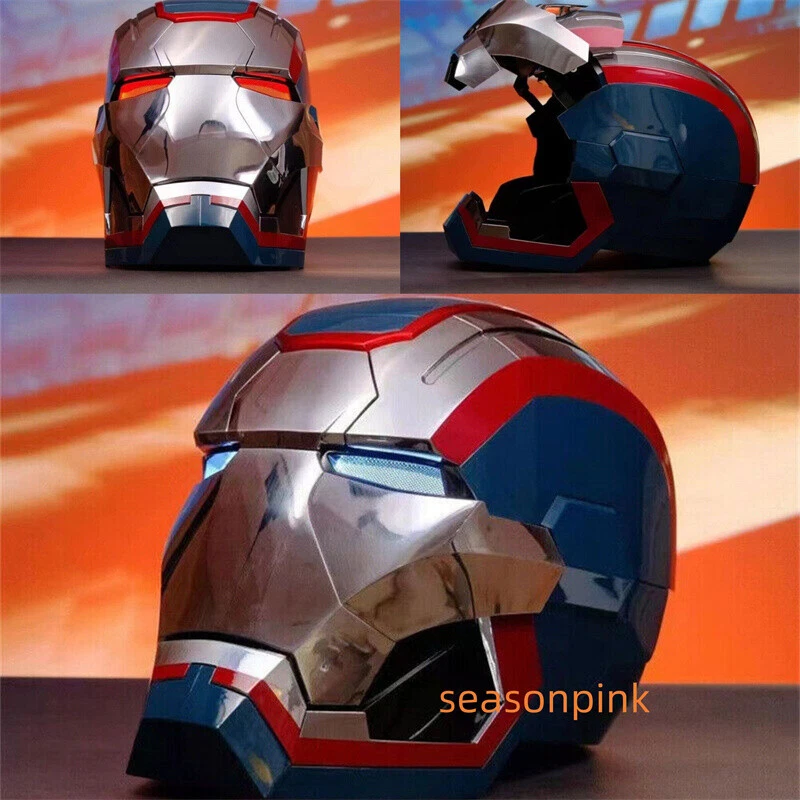 1/1 Iron Man Iron Patriot Helmet Wearable Electric Voice-control Mask Cosplay  - Image 1 of 4