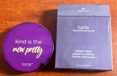 Base en polvo con cinta Tarte Shape -52N neutra profunda- 11 g/0,39 oz nueva en caja gratis, envío Foto 1 de 2
