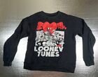 Hanes crewneck Looney Tunes sweater black M 00s womens