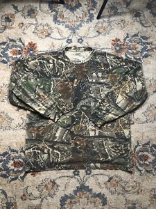 Cabelas Shirt Mens Extra Large XL Seclusion 3D Konifer Camo Mesh Hunting Crew - Picture 1 of 9