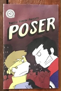 RADICAL WARREN "POSER #1" SCARCE INDY COMIC 1ST ISSUE SMALL FORMAT PB VG - Picture 1 of 1