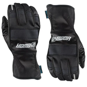 ANSWER WINDBREAKER GLOVES MOTOCROSS MX BIKE ADULT mtb enduro BLACK WATERPROOF - Picture 1 of 3